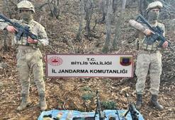 Bitlis kırsalında PKK'nın silah, mühimmat ve yaşam malzemesi ele geçirildi