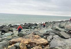 Rize'de dalgalara kapılan kadını arama çalışmalarında 10'uncu gün