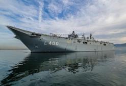 Ziyaretçilerin yoğun ilgi gösterdiği TCG Anadolu, Kocaeli'den ayrıldı