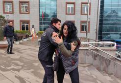 Hırsızlıktan tutuklandı; kendisini görüntüleyen gazetecilere saldırmaya çalıştı