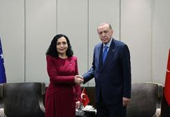 Cumhurbaşkanı Erdoğan, Kosova Cumhurbaşkanı ile görüştü