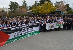 Mardin ve Diyarbakır’da İsrail protestosu
