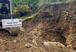 İş makinesiyle define arayan 6 şüpheliye suçüstü