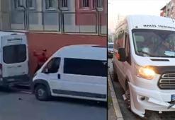 Küçükçekmece'de Çorluspor taraftarlarının minibüsleri taşlandı