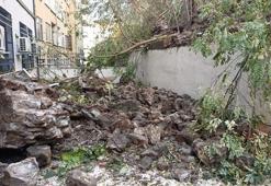 Kocaeli'de istinat duvarı çöktü; 23 daire ile 6 iş yerinin boşaltılmasına karar verildi