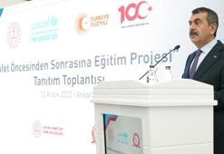 Bakan Tekin: Afetlere insan etkisini azaltmak için eğitim sürecini hazırlayacağız