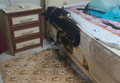 Kastamonu'da elektrikli battaniye patladı