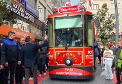 Nostaljik tramvay Bahçelievler'de ilk seferini yaptı