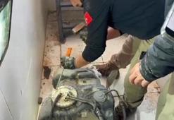 Cipin yakıt deposunda 111 kilo metamfetamin ele geçirildi