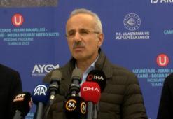 Bakan Uraloğlu: Altunizade - Bosna Bulvarı arası 8 dakika 40 saniyede seyahat edilebilece