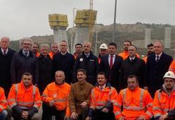 Ulaştırma Bakanı Uraloğlu Başakşehir-Nakkaş Kuzey Marmara kesimi şantiyesinde incelemelerde bulundu