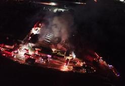 Palet deposunda yangın: 1 işçi dumandan etkilendi