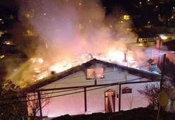 Belediyenin tadilatını yaptığı tarihi konakta yangın