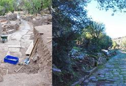 Manisa'da 1900 yıllık antik yol ortaya çıkarıldı