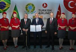 THY Genel Müdürü Ekşi'ye Brezilya Devlet Nişanı verildi
