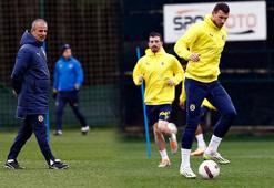 Fenerbahçe'de Dzeko takımla çalıştı