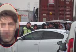 Kuzey Marmara Otoyolu'nda TIR sürücüsünü rehin aldı, ekiplere ateş açtı