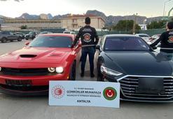 187 milyon liralık kaçak 15 lüks araca el konuldu