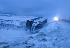 Doğu Anadolu kara teslim; yollar kapandı, çok sayıda kaza meydana geldi