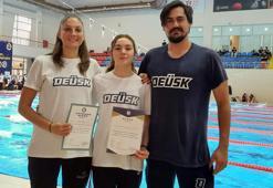 DEÜ'lü yüzücülerden 1 rekor, 8 madalya