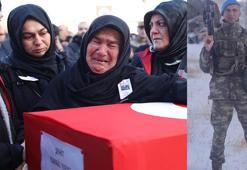 Şehit Yazıcı, son yolculuğuna uğurlandı; 4 aylık hamile eşi gözyaşı döktü