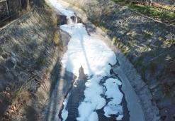 Esenyurt'ta dere yine köpürdü