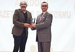 DHA Muhabiri Ercan Ata'ya 'Yılın En Başarılı Spor Habercisi' ödülü