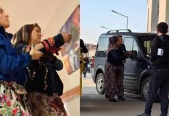 Motorlu testere ile odun keserken kendisine yardım eden eşinin kolunu kesti