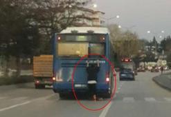 Patenli gencin tehlikeli yolculuğu kamerada