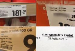 Asgari ücretin açıklanmasıyla marketlerde etiket değiştirme mesaisi
