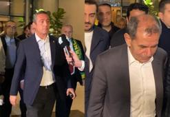 Dursun Özbek ve Ali Koç otelden ayrıldı