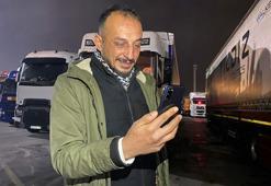 TIR sürücüleri, yeni yılı yollarda karşılıyor