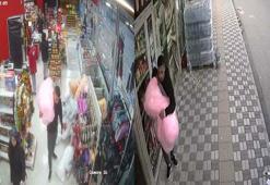 Pelüş ayı hırsızlığı kamerada