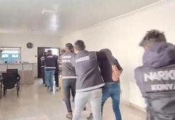 Konya'da uyuşturucu satıcılarına operasyonlarda 5 tutuklama