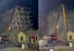 Gaziantep’te 7 katlı bina, yıkım sırasında çöktü