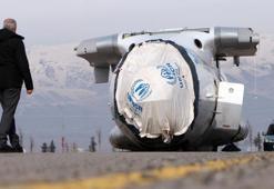 Erzurum'daki Gürcistan uçağı, 12 yıl sonra parçalanarak aprondan çıkarıldı