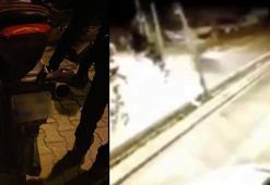 Beylikdüzü'nde refüje çarpıp takla attı o anlar kamerada