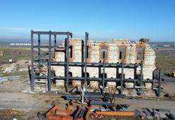 Tek duvarı ayakta kalan tarihi Asker Hastanesi, restorasyona alınıyor