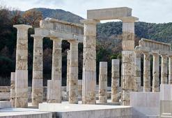 Büyük İskender’in taç giydiği antik saray kalıntıları yarın halka açılıyor