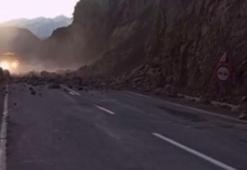 Artvin'de 'riskli kayalar' endüstriyel dağcılar tarafından temizleniyor