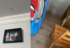 Bursa'da yorgun mermi çocuk odasına düştü