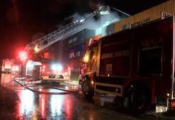 Arnavutköy'de film platosunda yangın