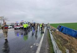 Diyarbakır'da cezaevi ring aracı şarampole devrildi: 23 yaralı