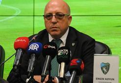 Kocaelispor Başkanı Engin Koyun'dan hakemlere tepki: Artık düdüklerinin asılması gerektiğini söylüyorum