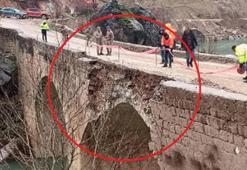 Diyarbakır'da viyadük yapımında dinamit kullanıldı; tarihi köprü zarar gördü