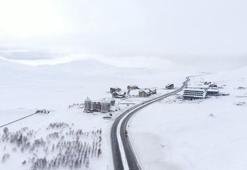 Erciyes'te kar kalınlığı 110 santimetreye ulaştı
