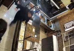 Kağıthane'de tatlıcıda korku dolu anlar