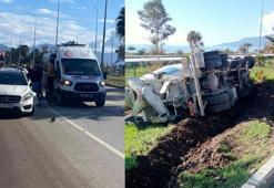 Emniyet şeridinde beton mikserinin çarpmasıyla öldü, kardeşi kaçarak kurtuldu