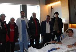 Beşiktaş'ta Santos, Amir Hadziahmetovic'i ziyaret etti