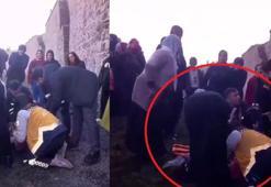 Ailesiyle çıktığı surların merdiveninden düşen 7 yaşındaki Remziye yaralandı